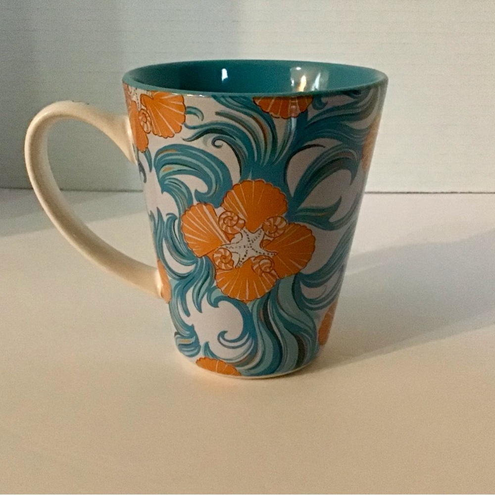 Lily Pulitzer Ceramic Mug - Live A Colorful Life -  Coffee Cup